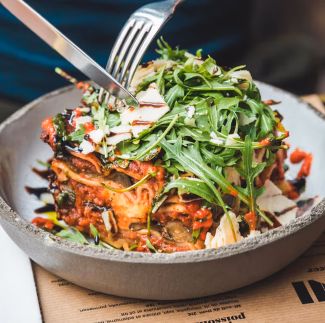 Lasagnes aux légumes confits